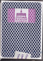 Ramada  Express Hotel Casino Las Vegas Purple Playing Cards, Used, Sealed - £3.15 GBP