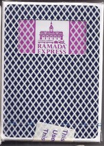RAMADA  EXPRESS Hotel Casino Las Vegas Purple Playing Cards, Used, Sealed - $3.95