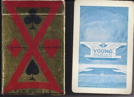 Young Spring &amp; Wire Corp PINOCHLE Remembrance Playing Cards, Used - £2.95 GBP