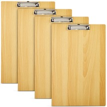 4 Pack Extra Large 11x17 Clipboards, Wooden Art Board with Low-Profile Clip - £31.45 GBP