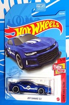Hot Wheels 2021 Then And Now Series #154 2017 Camaro ZL1 Blue w/ PR5s - £2.33 GBP