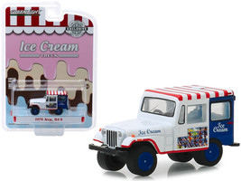 1975 Jeep DJ-5 Ice Cream Truck &quot;Hobby Exclusive&quot; 1/64 Diecast Model Car by Green - £14.91 GBP