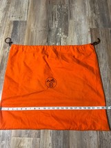 Hermes Orange Dust Bag Auth W 24 xH20 in. Storage Drawstring Fast ship - $1,256.21 MXN