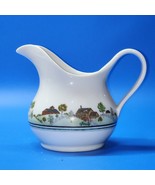 Estee Lauder 1978 Vintage Porcelain Pitcher Creamer Rustic Watermill Far... - $17.79