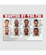 Vintage Prison Break FBI Wanted Poster Metal Tin Sign Retro Wall Decor K... - €29,93 EUR