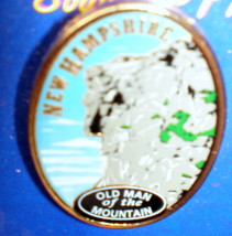 Old Man Of The Mountain Franconia NH Pin Tie/Tac Collectible White Mount... - $12.99