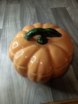 Porcelain Pumpkin Candy Dish - $19.39