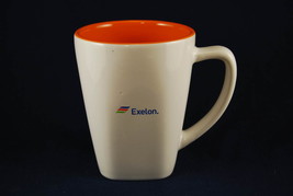 Exelon Logo Coffee Mug Cup White Orange Ron Santo Walk Cure Diabetes JDRF - $19.99