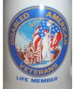 Ceramic coffee mug: DAV (Disabled American Veterans) Life Member; Made i... - $15.00