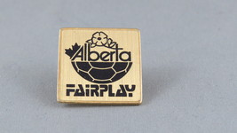 Retro Team Alberta Soccer Pin - Fairplay as the Sponsor - $12.00