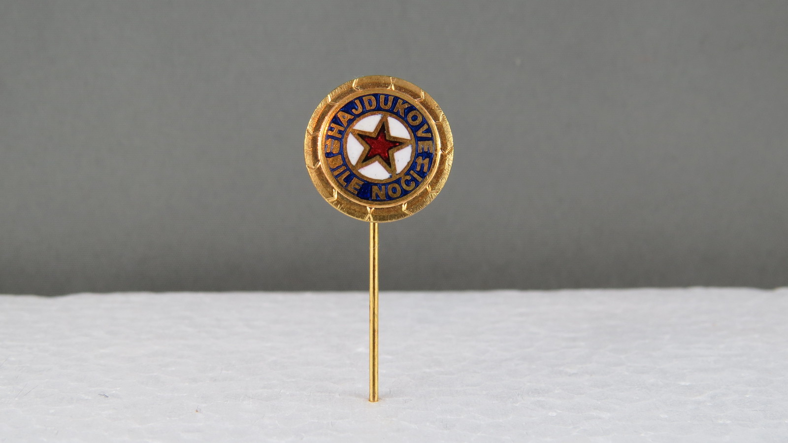 Primary image for Vintage HNK Hajduk Split Football/Soccer Club Lapel Pin -Featuring Embossed Logo