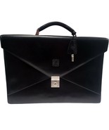 Authenticity Guarantee 
LOEWE Black Leather Anagram Embossed Briefcase  ... - £579.93 GBP