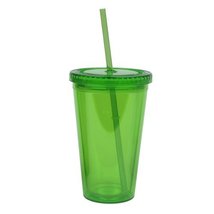 Eco To Go Cold Drink Tumbler - Double Wall -16oz. Capacity - Eco Green - £3.90 GBP