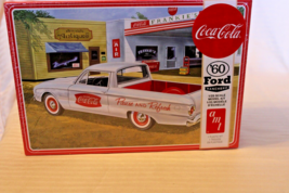 1/25 Scale AMT, Coca-Cola 1960 Ford Ranchero Model Kit, #1189M/12 BN Sealed Box - £47.78 GBP