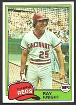 Cincinnati Reds Ray Knight 1981 Topps Baseball Card # 325 nr mt - £0.39 GBP