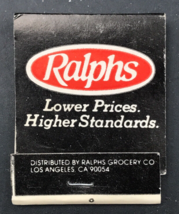 Ralphs Grocery Store Market Matchbook Full 20 Unstruck - £5.34 GBP