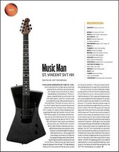 Ernie Ball Music Man St. Vincent SVT HH black guitar sound check review article - £3.32 GBP