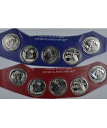 2015 P &amp; D America the Beautiful uncirculated quarters in mint cello  - £11.49 GBP