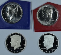 2015 P D S S Kennedy Uncirculated & Proof Half Dollars - $41.00