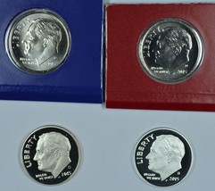 2015 P D S S Roosevelt Uncirculated & Proof dimes - $15.00