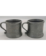 Lot Of 2 70s Vintage Wilton RWP Plough Tavern Pewter Mugs WITHOUT Cerami... - €20,09 EUR