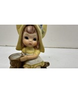 Vintage Lovables by Seymour Mann Porcelain Luv -6 Girl With Bucket 1960&#39;s - $78.06 MXN