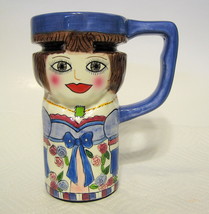 Madeline Coffee Mug Tall Ceramic Collectible 6 Inches Tall - £16.23 GBP