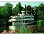 Mark Twain River Boat Disneyland California CA Chrome Postcard W16 - £2.32 GBP