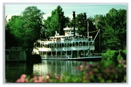 Mark Twain River Boat Disneyland California CA Chrome Postcard W16 - £2.30 GBP