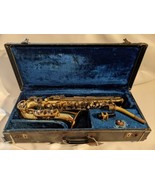 Vintage Evette Schaeffer Paris France Saxophone Case Mouth Piece Pearl 1912 - £386.59 GBP