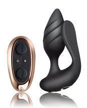 ROCKS OFF COCTAIL COUPLES VIBE DUAL MOTOR REMOTE CONTROL ANAL PLUG &amp; MORE - £54.29 GBP