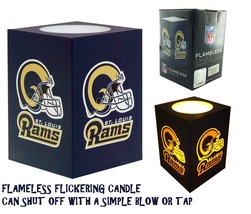 St. Louis Rams Northwest Company NFL Flameless LED Candle Collectible - $16.95