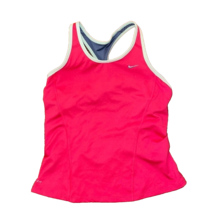 Nike Dri-Fit Red Orange Athletic Tank Top Women&#39;s Size Medium Athleisure - £8.65 GBP