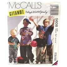 McCalls Sewing Pattern 5608 GITANO Child Sportswear Top Pants Size 10-14 - $9.11