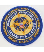 Vintage 1999 Sam Houston Character Counts Boy Scouts America BSA Camp Patch - €8,96 EUR