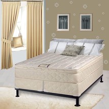 Twin-Size Continental Sleep Medium Plush Eurotop Pillowtop Innerspring Mattress - £334.02 GBP