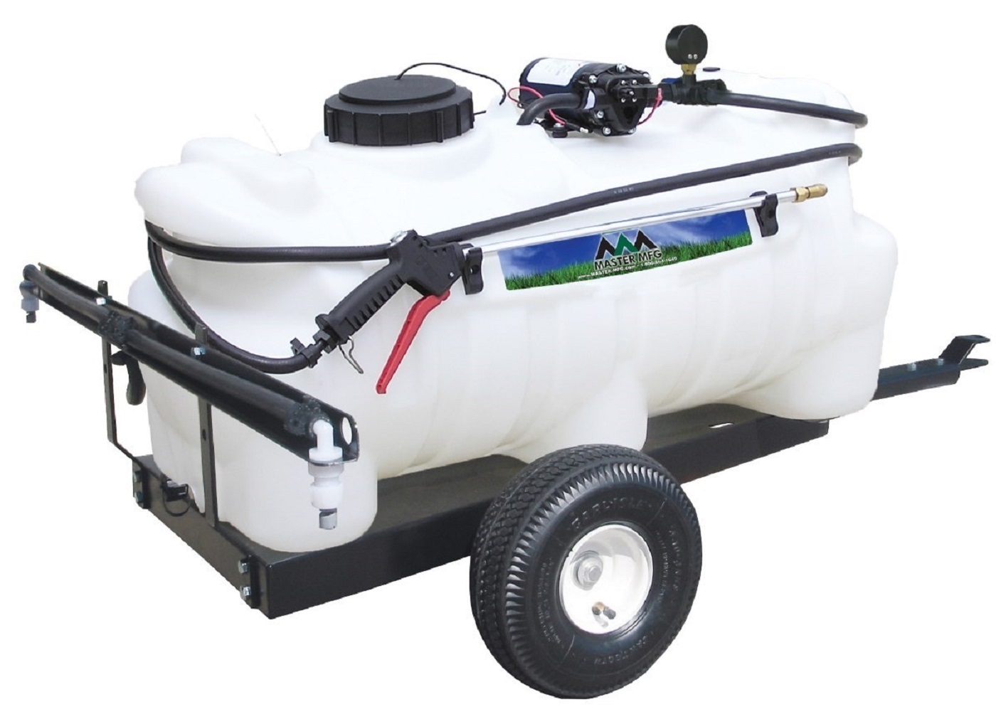 Master Manufacturing SLC-11-015D-MM 15 Gallon Trailer Sprayer with 1.8 GPM Shurf - $449.39