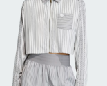 adidas Originals Poplin Shirt Women Lifestyle Casual Loose Jacket AsiaFi... - $134.91