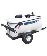 Commercial 15 Gallon Trailer Sprayer with 84&quot; Boom Spray Coverage - £352.16 GBP
