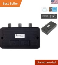 Easy Install Coax Cable Splitter &amp; Manual AB Switch - Dual Device Solution - $41.50
