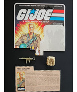 GI Joe 1984 DUKE First Sergeant File Card And Accessories Only NO FIGURE - $30.58