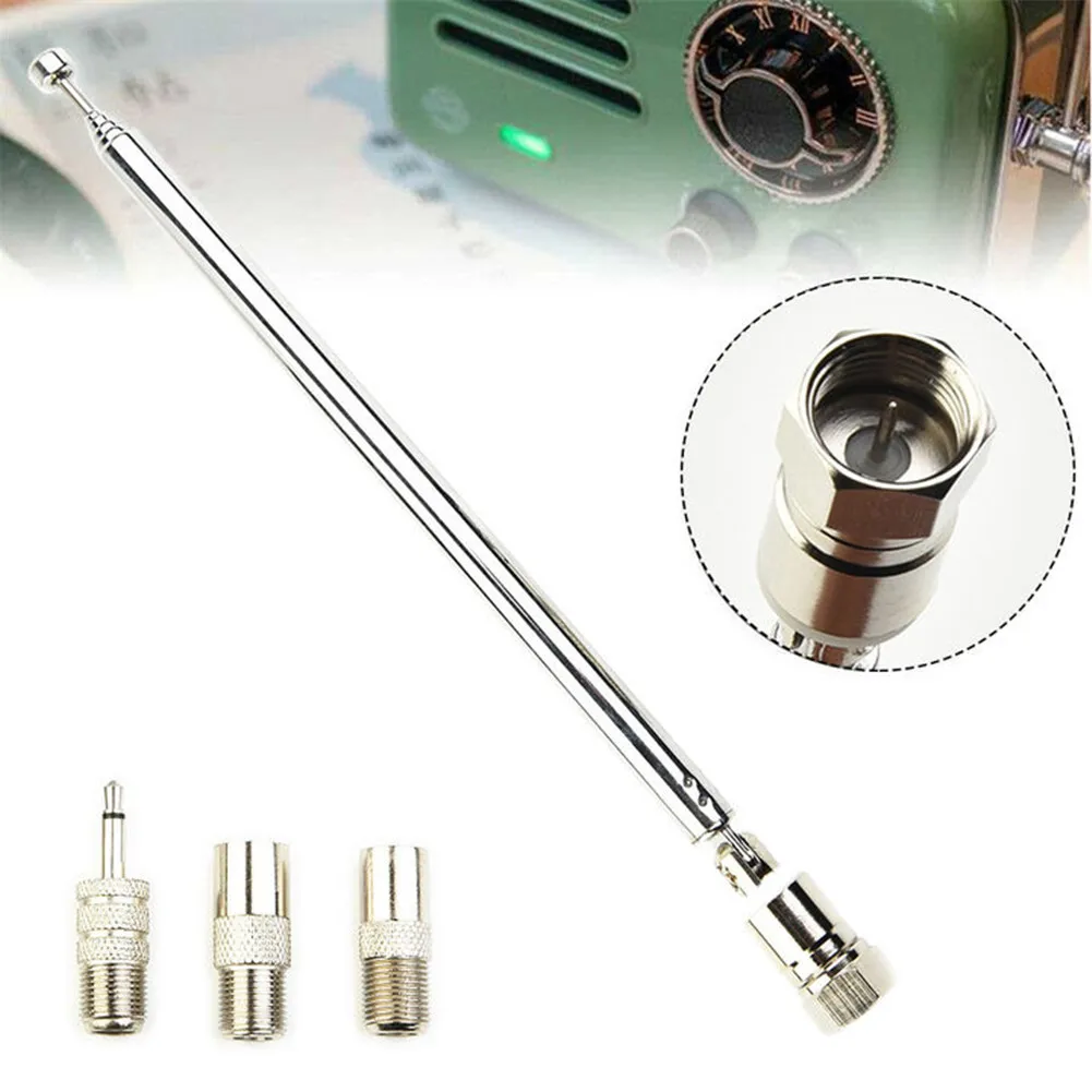 Extendable Thread Design Copper Antenna Radio Aerial Adapter 4pcs/set for DAB - £11.84 GBP