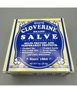 White Cloverine Salve White Petrolatum Tin Box - 1 ounce Skin Protectant - $49.40