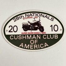 Cushman Club of America Plaque Badge 2010 Sturgis SD Super Silver Eagle ... - £11.32 GBP