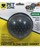 Pet Zone Aroma Dome Vented Slow Feed Insert Medium Size Durable Dishwash... - £5.92 GBP