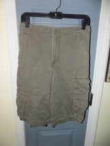 Faded Glory Brown Cargo Shorts W/Adjustable Waist Size 16 Boy&#39;s EUC - £11.46 GBP