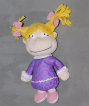 Nickelodeon's Rug Rats 7" Angelica in Purple Pajamas Plush Stuffed Animal Toy - £5.82 GBP