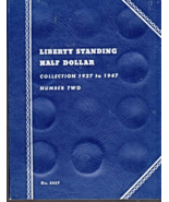 1937-1947  LIBERTY STANDING HALF DOLLAR &quot;Whitman book&quot;  COIN TRIFOLD No ... - $5.00