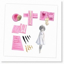 Q-Doll Silicone Mold Set: Create Lifelike 3D Dolls with Ease! Perfect fo... - $46.52