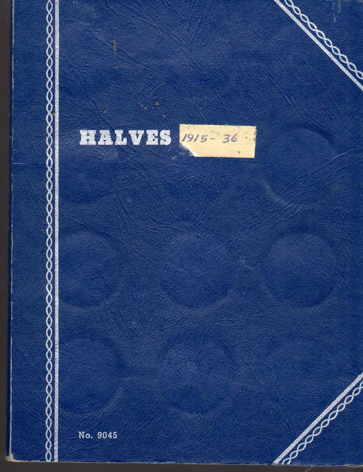 Primary image for Halves -Whitman Blank Book Half Dollar Trifold Book